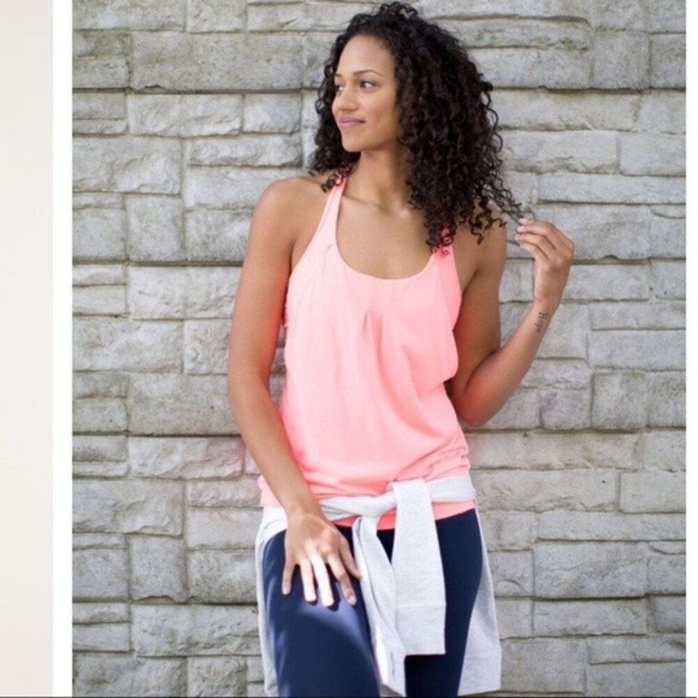 Lululemon Practice Freely Tank Pop Orange 4